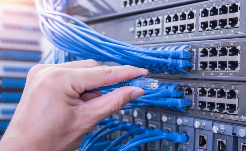 Ethernet Cable Installation detail