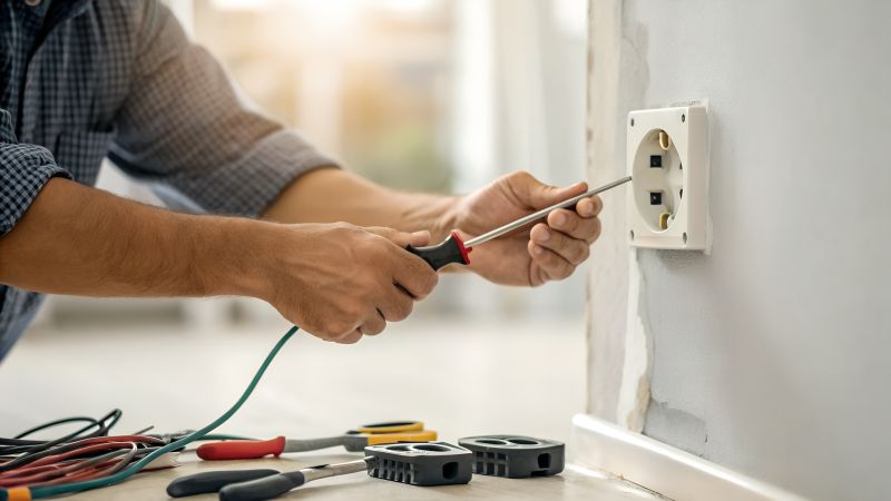 Power Outlet Repair detail