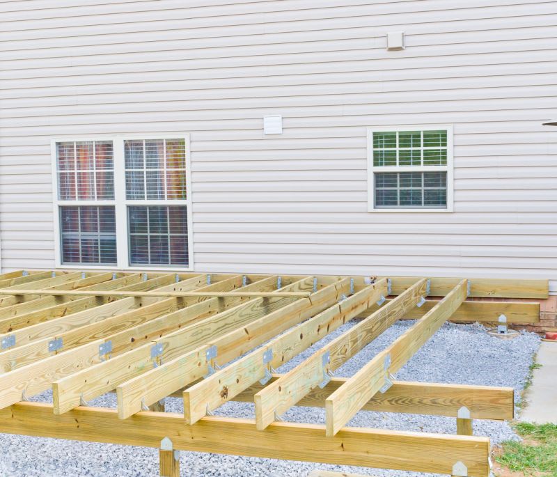 Ground Level Deck Construction